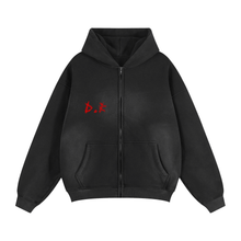 Load image into Gallery viewer, DxBx Zip-Through Boxy Hoodie
